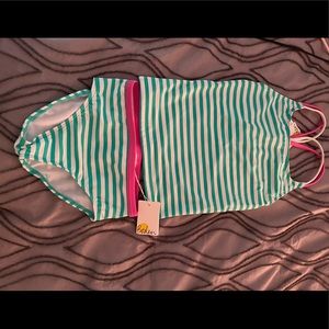 NWT MINI BODEN- girls  size 7-8 two- piece bathing suit